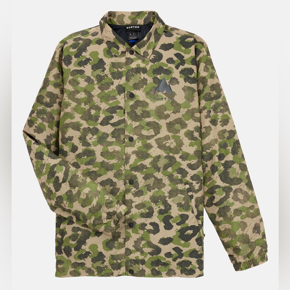 Burton Coaches Men’s Camouflage Boarding Ski Adventure Jacket Size S NWT
